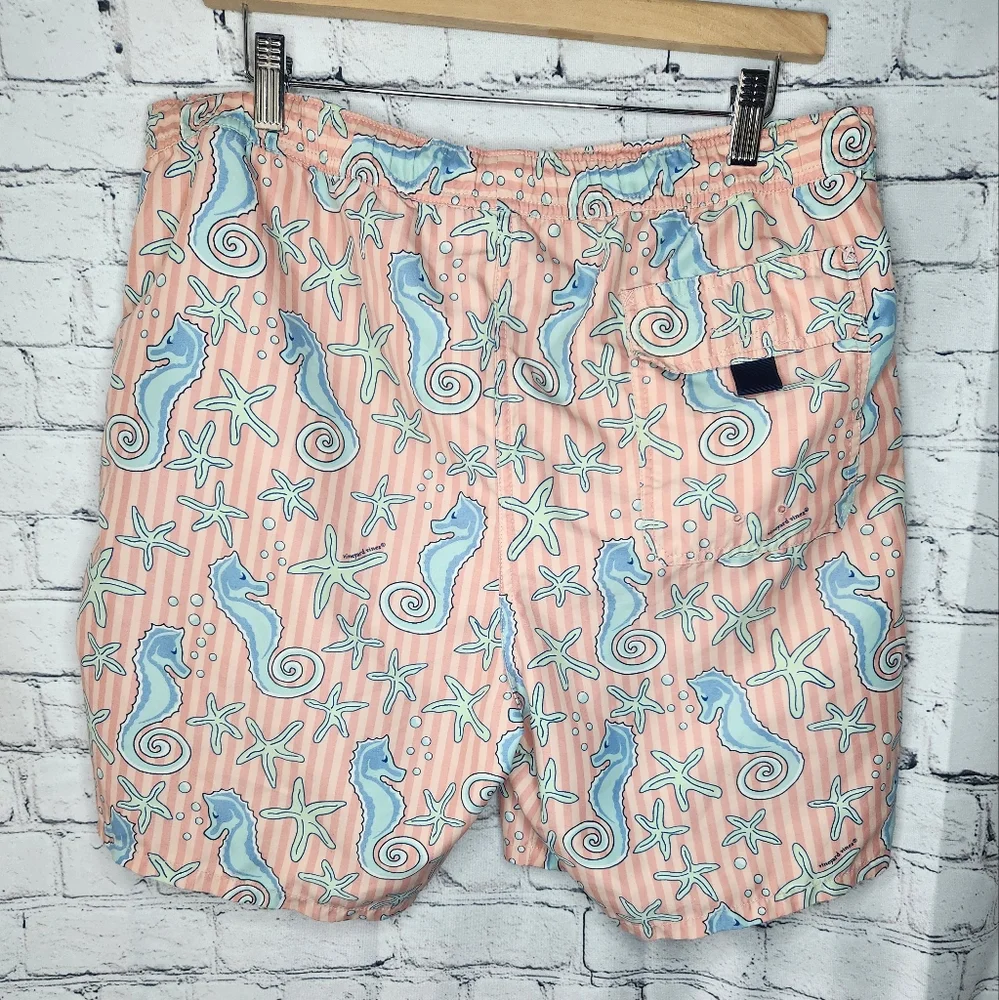 Vineyard Vines Seahorse Starfish Board Shorts Swim‎ Trunks Size M